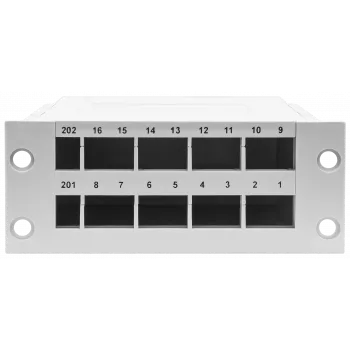 Пластиковая кассета для оптических распределительных коробок 16 портов SC