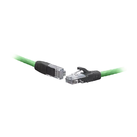 Коммутационный шнур категории 6,  U/UTP, оболочка LSZH, длина 5M, зеленый