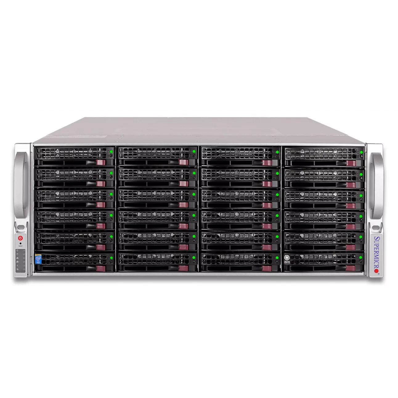 Сервер Supermicro SuperStorage 6048R-E1CR24H, 1 процессор Intel 6C  E5-2609v3 1.90GHz, 16GB DRAM