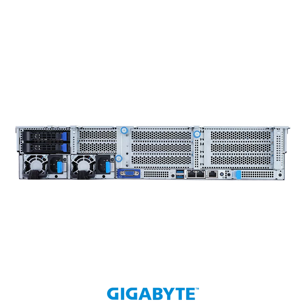 Платформа Gigabyte 2U R282-2O0, До двух процессоров Intel  Xeon Scalable Gen3, DDR4, 24x2,5" HDD SATA/SAS, 2x1000Base-T