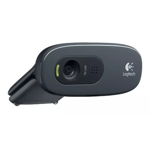 Веб-камера Logitech HD Webcam C270, USB 2.0, 1280*720, 3Mpix foto, Mic, Black [960-001063]