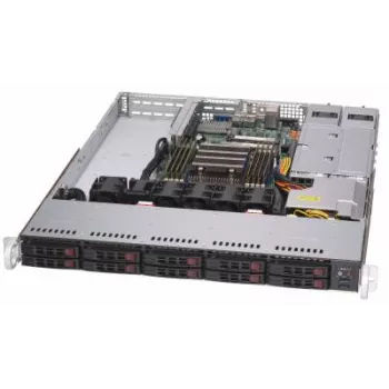 Платформа Supermicro 1U 1114S-WTRT, Один процессор AMD Epyc 7002, DDR4, 10x2,5" HDD SATA, 2x10GBase-T