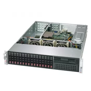 Платформа Supermicro 2U AS-2113S-WTRT, Один процессор AMD Epyc 7002, DDR4, 16x2,5" HDD SATA, 2x10GBase-T