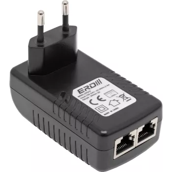Инжектор PoE CP2410 24VDC 24W IEEE 802.3at LED