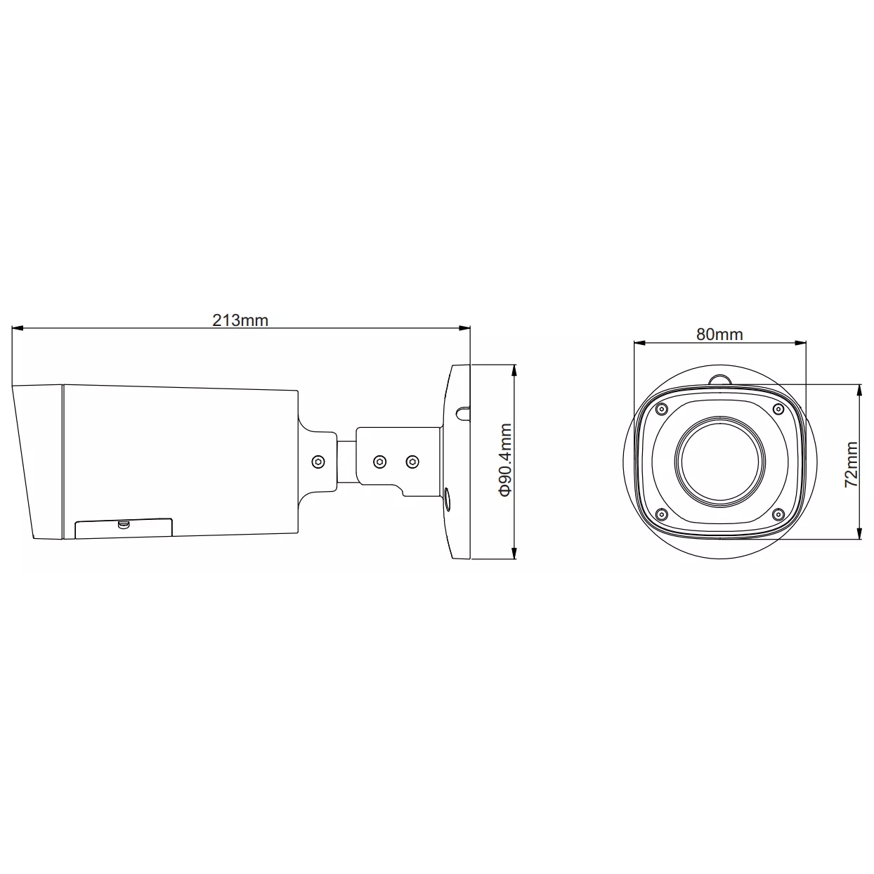 HDCVI уличная камера Dahua DH-HAC-HFW1200RP-VF 1080p, 2.7-12мм, ИК до 30м, 12В (потеря товарного вида)