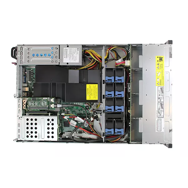 Сервер HP ProLiant DL180 G6, 2 процессора Intel 6C X5650 2.6GHz, 48GB DRAM, 8 отсеков под HDD, Smart Array P410i 