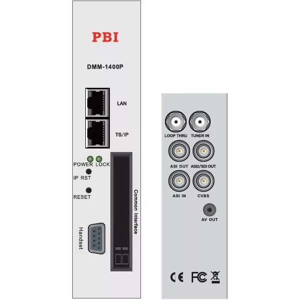 Модуль профессионального IRD приемника PBI DMM-1400P-C для цифровой ГС PBI DMM-1000