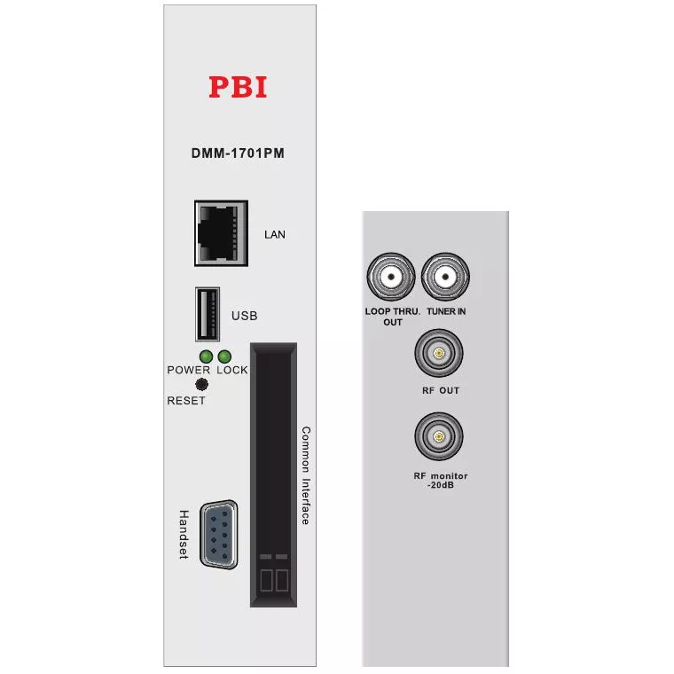 Модуль профессионального DVB-T приёмника и двойного аналогового модулятора PBI DMM-1701PM-04T