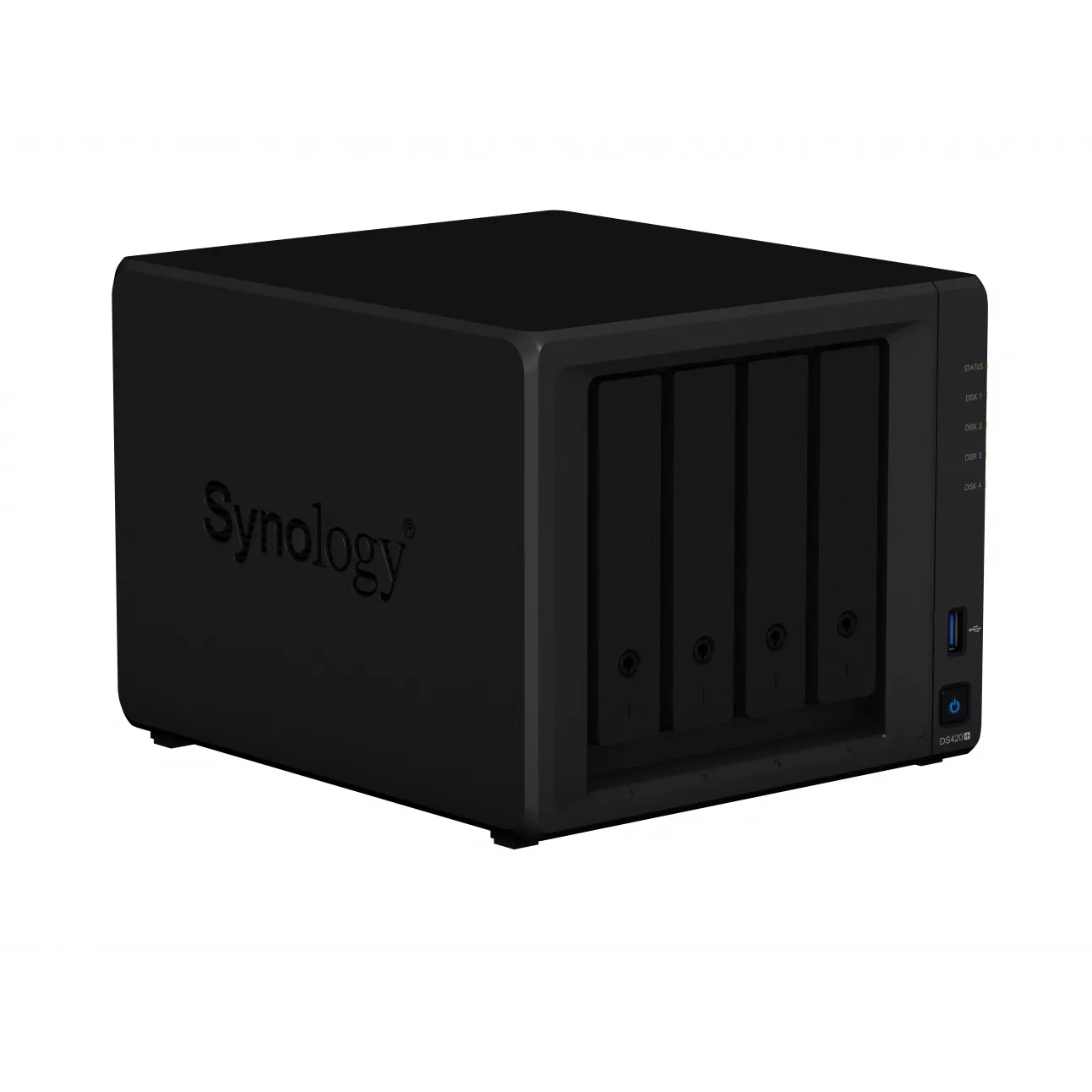 Сетевое хранилище Synology DiskStation DS420+, 4xHDD 3,5", 2х1000Base-T, без дисков
