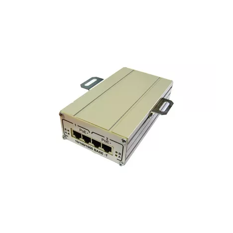2-портовый инжектор РоЕ+(HighPoE) 802.3at FSE-2G+ для питания двух видеокамер РоЕ+ (30 Вт) или одной PTZ-видеокамеры РоЕ+ (60 Вт)