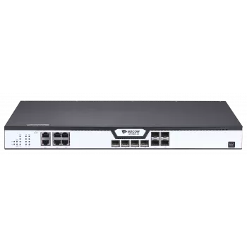 OLT BDCOM GP3600-04-2AC с 4 портами GPON (SFP), 4 комбо-портами, 4хSFP, 4 SFP+, 2 БП АC