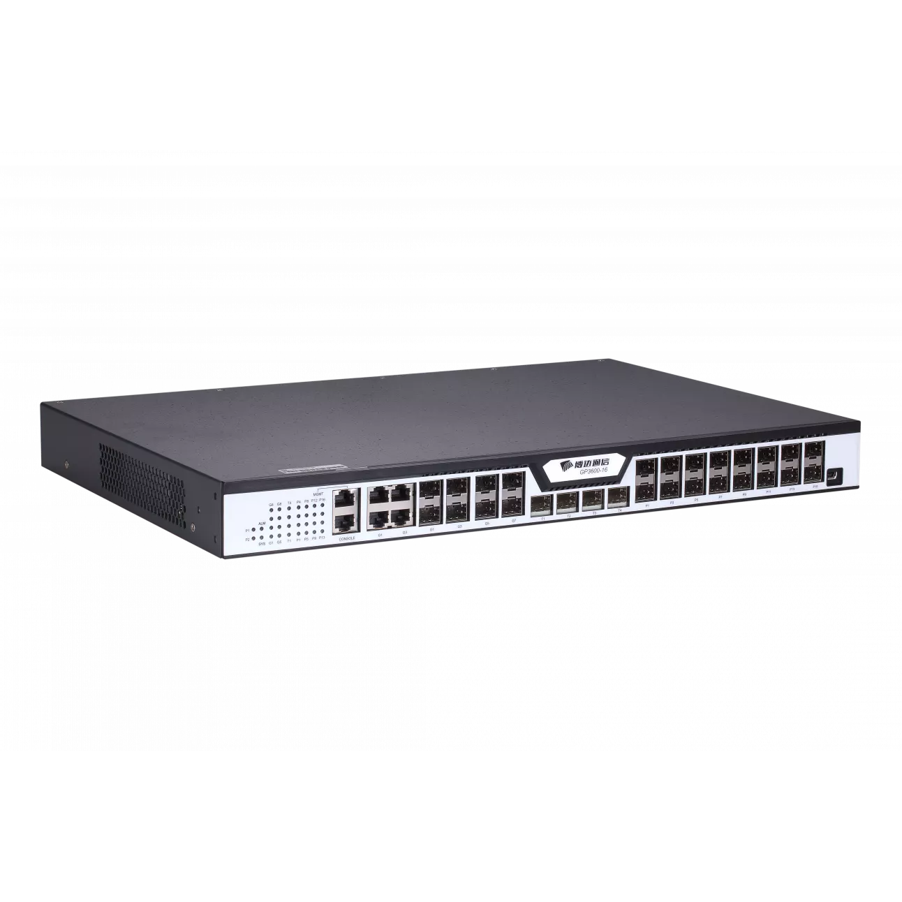 OLT BDCOM GP3600-16 с 16 портами GPON (SFP), 4 комбо-портами, 4хSFP, 4 SFP+, 2 БП АC