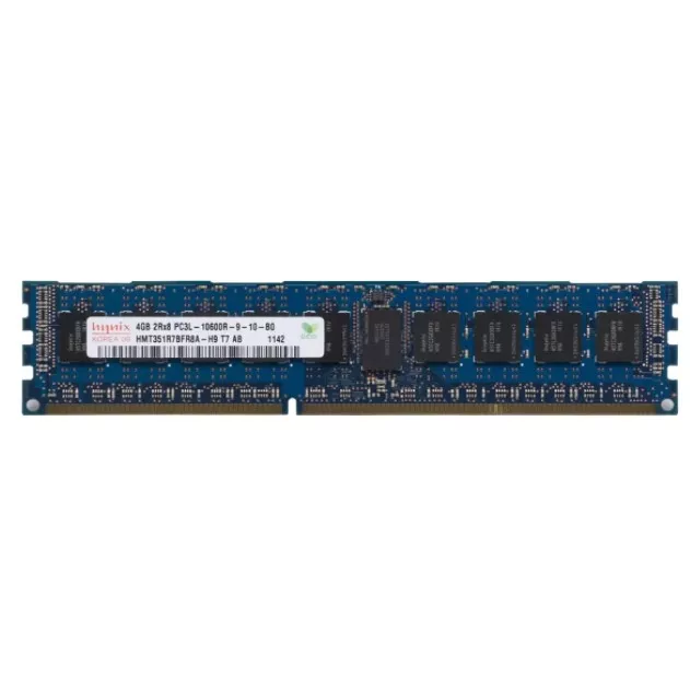 Память Hynix 4GB (1x4GB) 2Rx8 PC3L-10600R Low Voltage Registered DIMM 