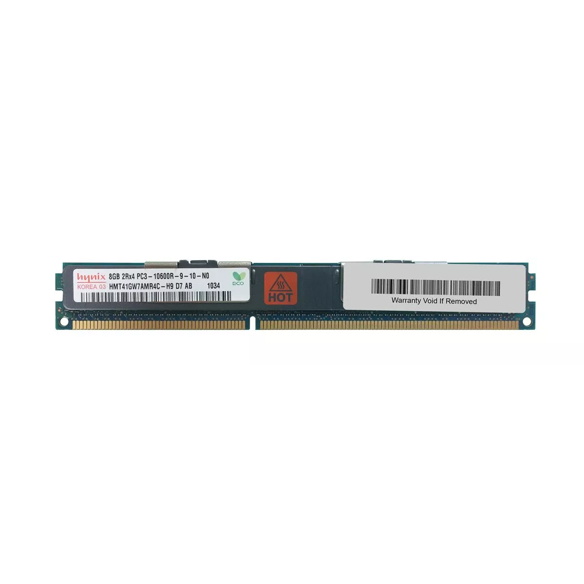 Память Hynix HMT41GW7AMR4C-H9. 2x4, DDR PC3-10600R ECC Reg, 8GB