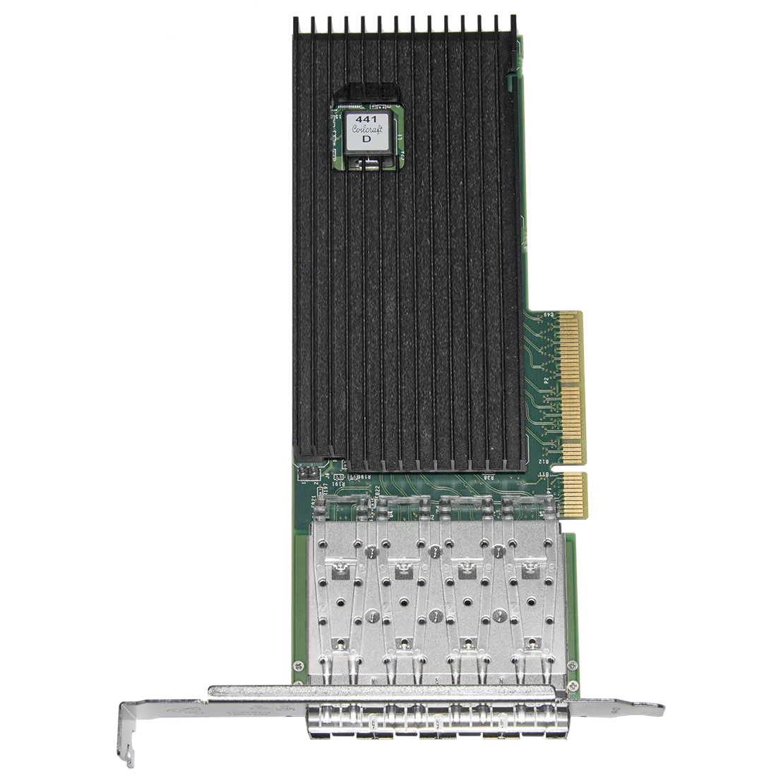 Сетевая карта 4 порта 10GBase-X (SFP+, Intel FTXL710AM1), Silicom PE310G4i71LB-XR