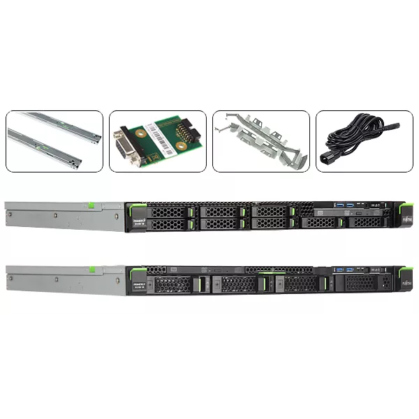 Сервер Fujitsu PRIMERGY RX1330 M1, 1 процессор Xeon E3-1220v3 3.10GHz, 16GB DRAM, 2*1TB SATA HDD
