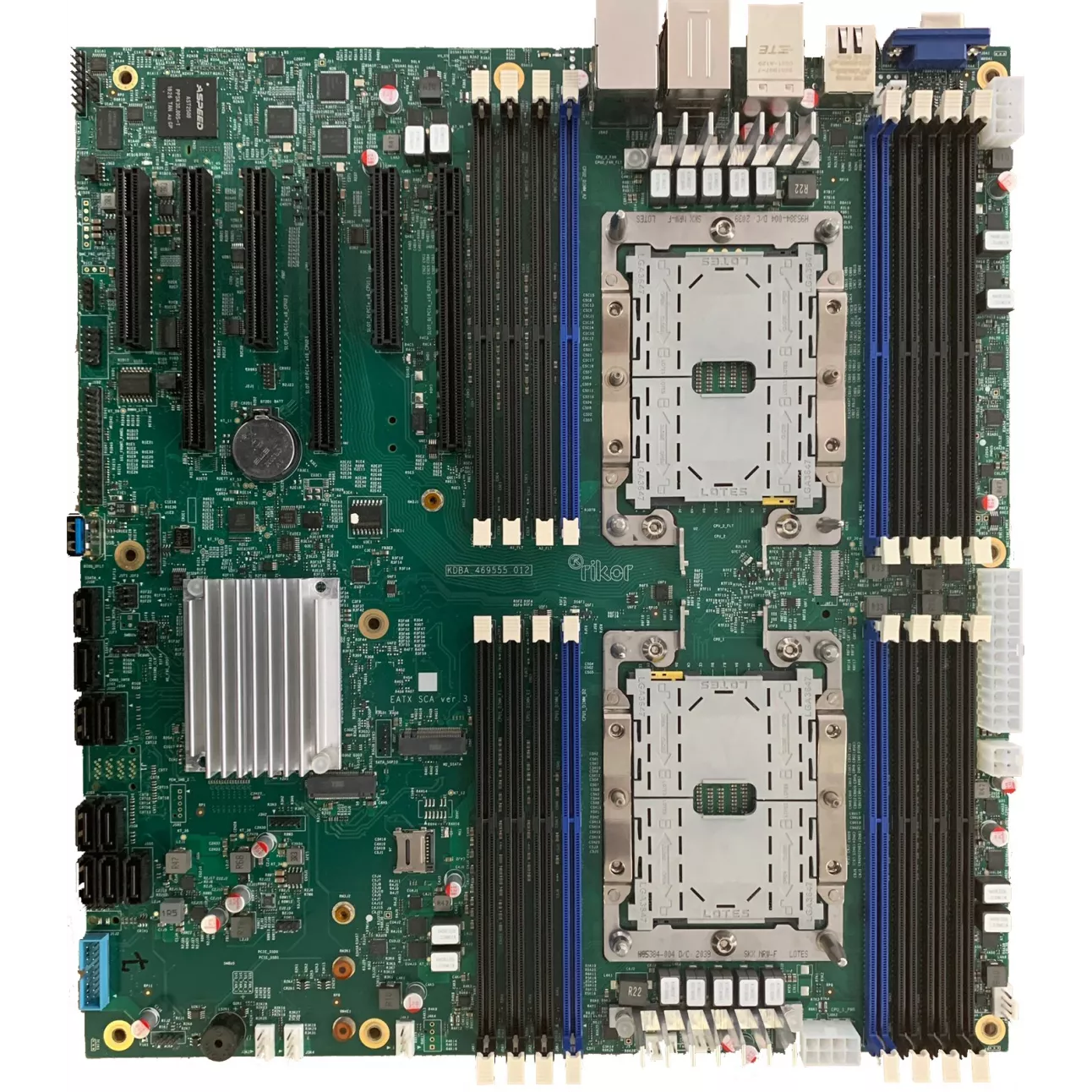 Серверная платформа Rikor 1U RP6104-PB35-650HS, до двух процессоров Intel Xeon Scalable, DDR4, 4x3.5" HDD, 2x1000Base-T, резервируемый БП