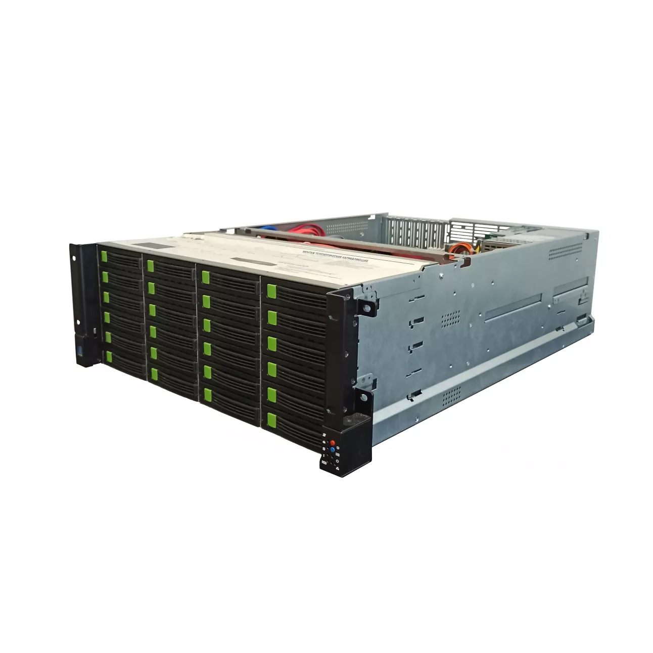 Серверная платформа Rikor 4U RP6436-AВ35-1200HS, до двух процессоров Intel Xeon Scalable, DDR4, 36x3.5" HDD, 2x1000Base-T, резервируемый БП