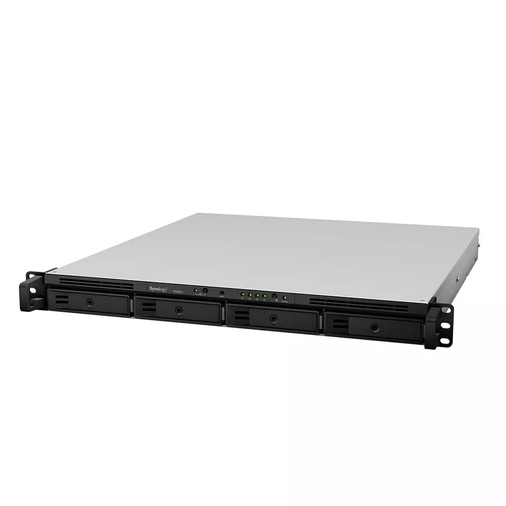 NAS-сервер Synology RackStation RS820RP+, 4xHDD 3,5", 4х1000Base-T, два БП, без дисков