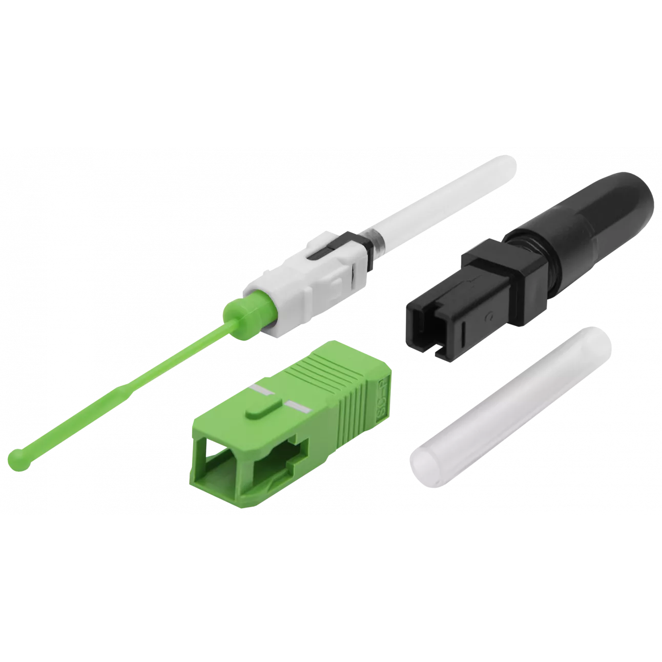 Разъем оптический FiberFox "Splice-On Connector" SC/APC для кабеля 2,0 х 3.0, уп. 5 шт.