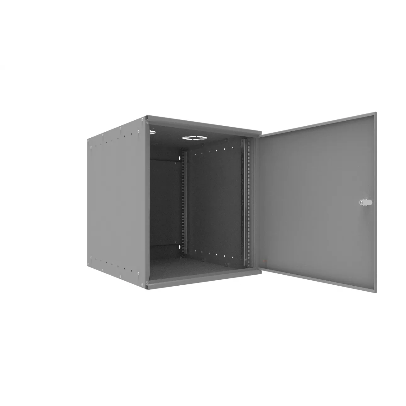 Шкаф телекоммуникационный настенный SNR-BNP6012-M, 12U, 580х520х600 мм (дверь металлическая)