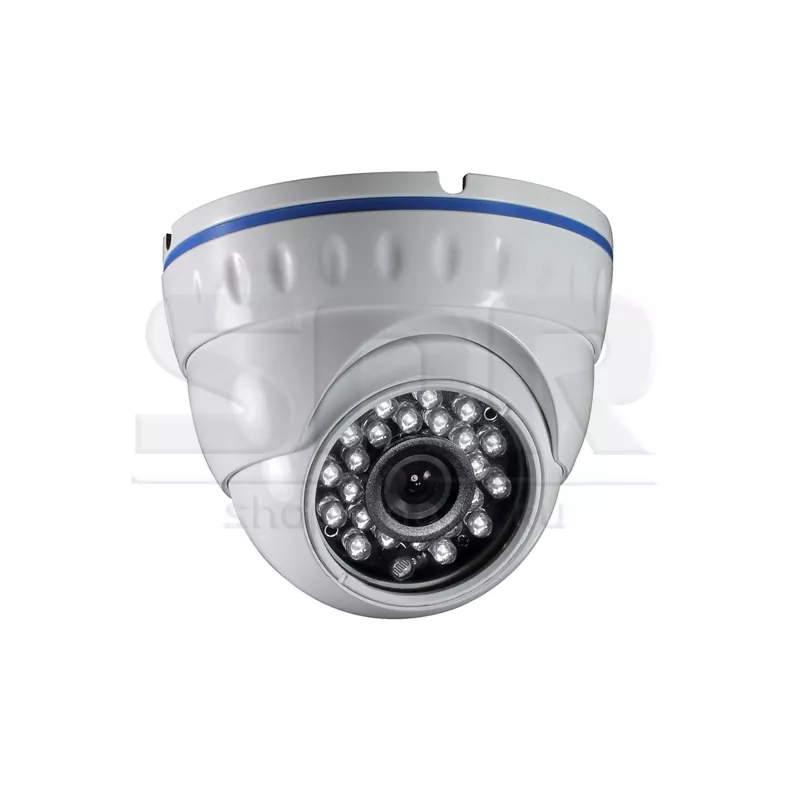 Камера видеонаблюдения купольная 1/3" ExView HAD II, 700ТВЛ, 3.6мм, ИК-подсветка до 20м, вандалозащищенная(НК)