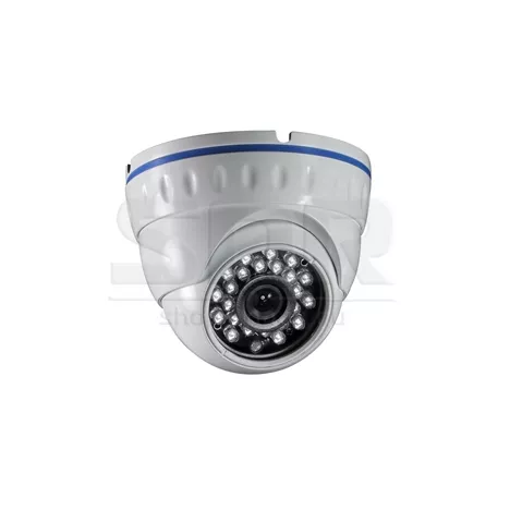 Камера видеонаблюдения купольная 1/3" ExView HAD II, 700ТВЛ, 3.6мм, ИК-подсветка до 20м, вандалозащищенная(НК)