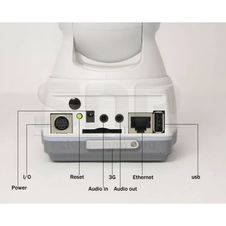 IP камера SNR-CI-DP0.3 офисная поворотная с ИК подсветкой, разрешение VGA, микрофон