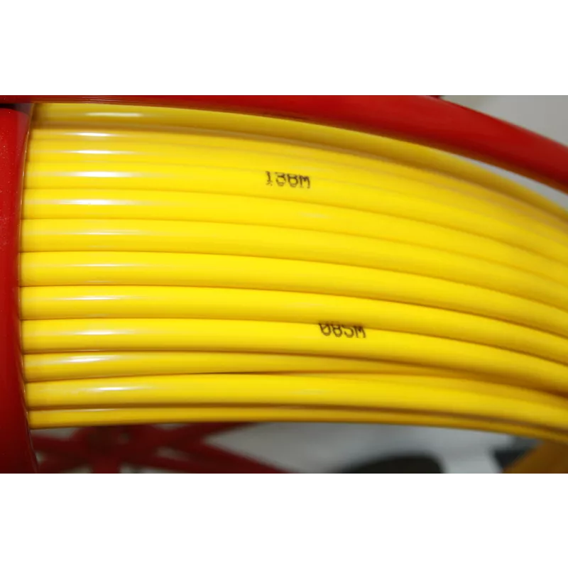Устройство для затяжки (протяжки) кабеля на тележке (УЗК), D=11mm, L=150m, цвет - желтый