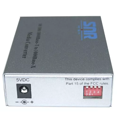Медиаконвертер 10/100/1000-Base-T / 1000Base-FX с SFP-портом, 4шт. в упаковке