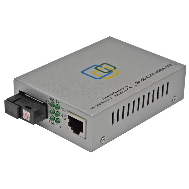 Медиаконвертер 10/100Base-T / 100Base-FX, Tx/Rx: 1310/1550нм, V3, комплект 50шт