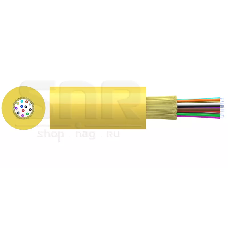 Распределительный оптический кабель 12 волокон, LSZH оболочка