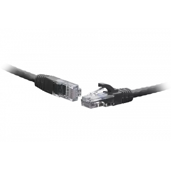 Коммутационный шнур F/UTP 4-х парный cat.5e 0.3м LSZH standart чёрный