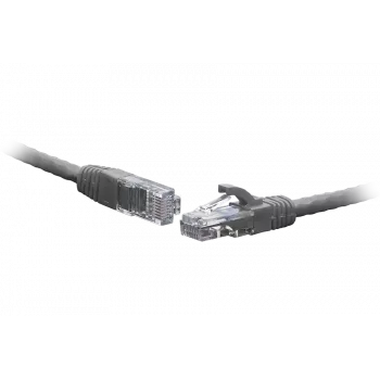 Коммутационный шнур F/UTP 4-х парный cat.5e 0.3м LSZH standart серый