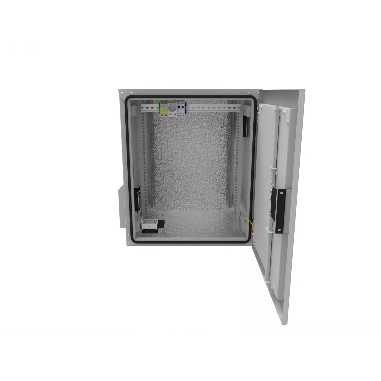Шкаф уличный всепогодный 15U глубина 600мм (нагрев, охлаждение, контроль климата)