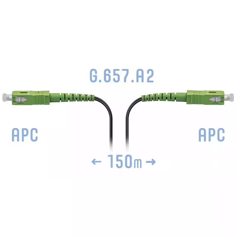 Патчкорд оптический FTTH SC/APC, кабель 604-03-01, 150 метров