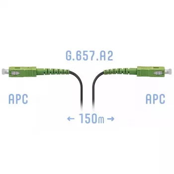Патчкорд оптический FTTH SC/APC, кабель 604-03-01, 150 метров