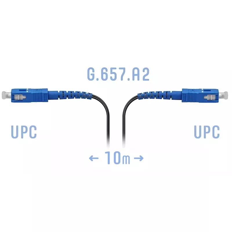 Патчкорд оптический FTTH SC/UPC, кабель 604-02-01, 10 метров