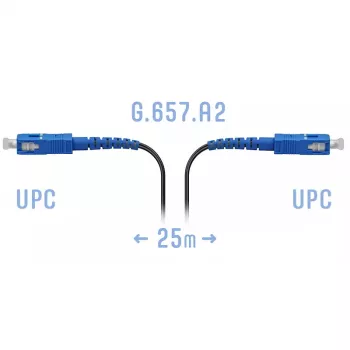 Патчкорд оптический FTTH SC/UPC, кабель 604-02-01, 25 метров