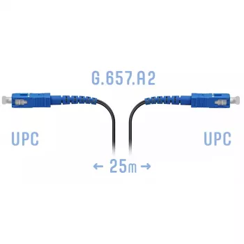 Патчкорд оптический FTTH SC/UPC, кабель 604-04-01, 25 метров