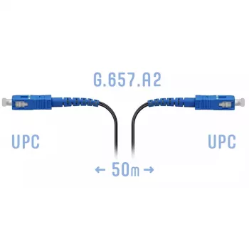 Патчкорд оптический FTTH SC/UPC, кабель 604-04-01, 50 метров