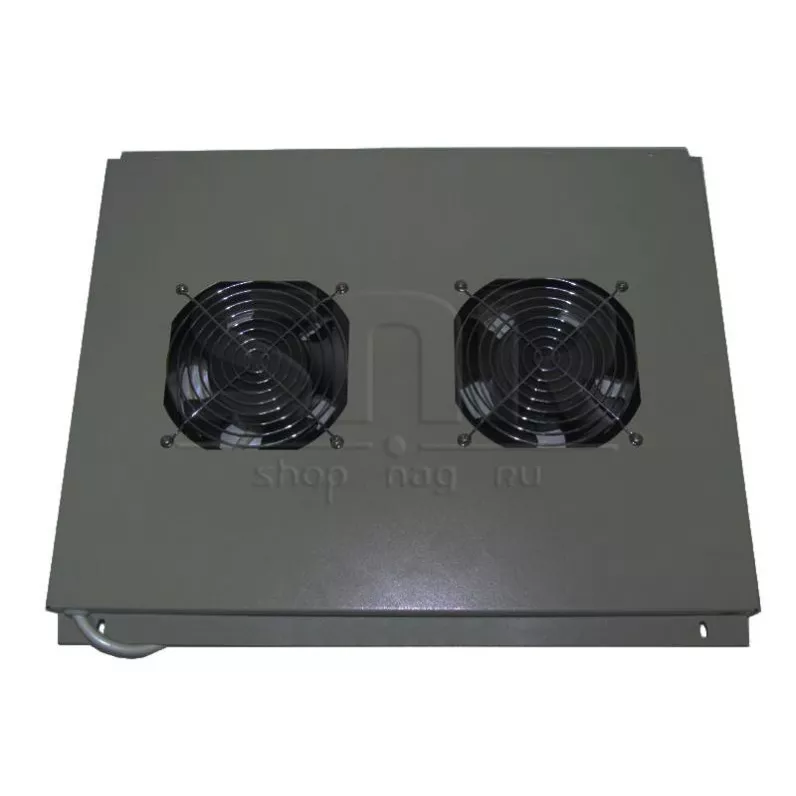 Блок вентиляторов для шкафов TFC глубиной 600мм, 2 вентилятора, черный