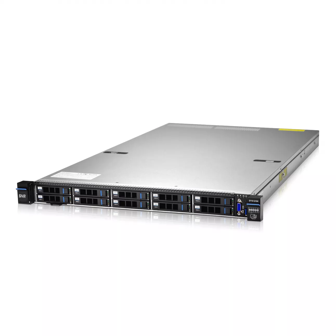 Сервер SNR-SR1210RS, 1U, 1 процессор Intel Silver 10C 4114 2.20GHz, 32G DRAM