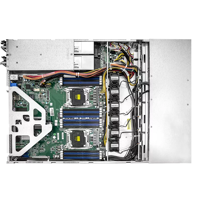 Серверная платформа SNR-SR360R, 1U, E5-2600v2, DDR3, 4xHDD, резервируемый БП