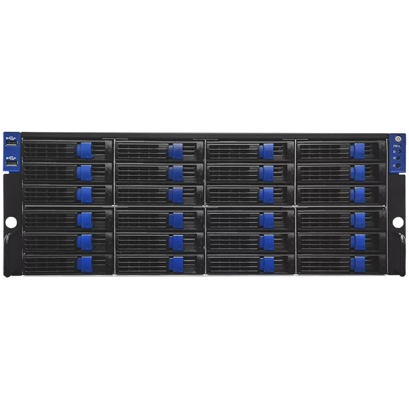 Серверная платформа SNR-SR36H, 4U, Е5-2600v2, DDR3, 36xHDD 2,5"/3,5", резервируемый БП