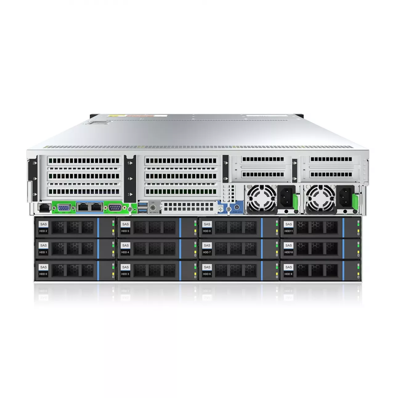 Серверная платформа SNR-SR4336RS, 4U, Scalable Gen3, DDR4, 36xHDD, резервируемый БП