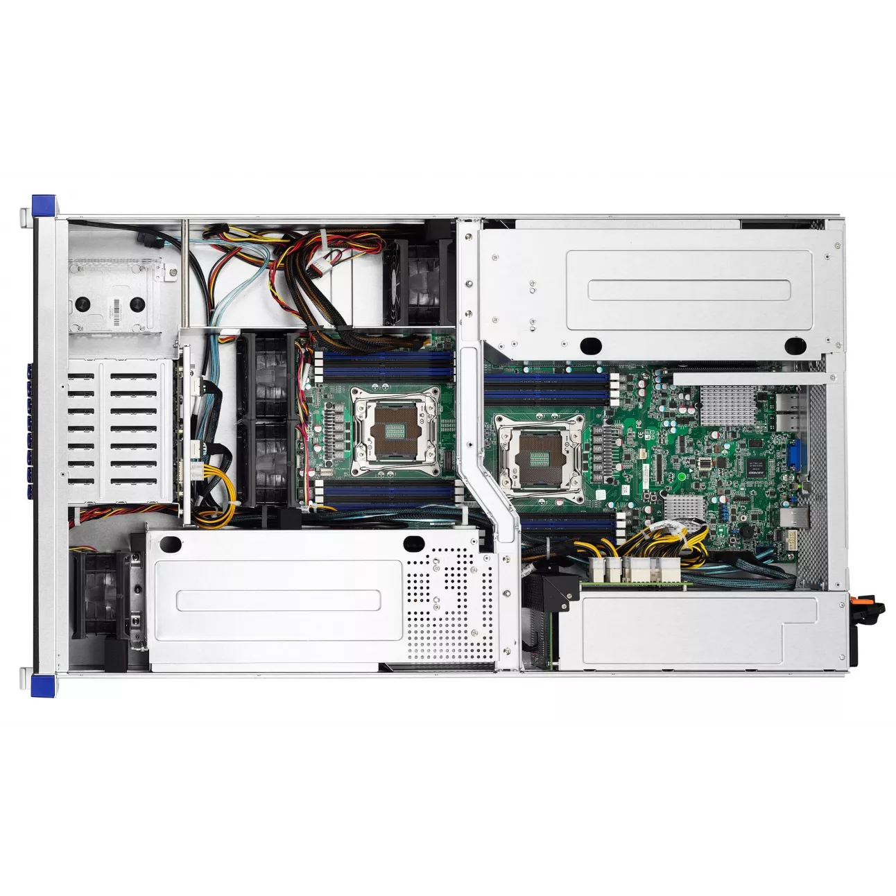 Серверная платформа SNR-SR480R-V3, 2U, E5-2600v3, DDR4, 8xHDD, резервируемый БП