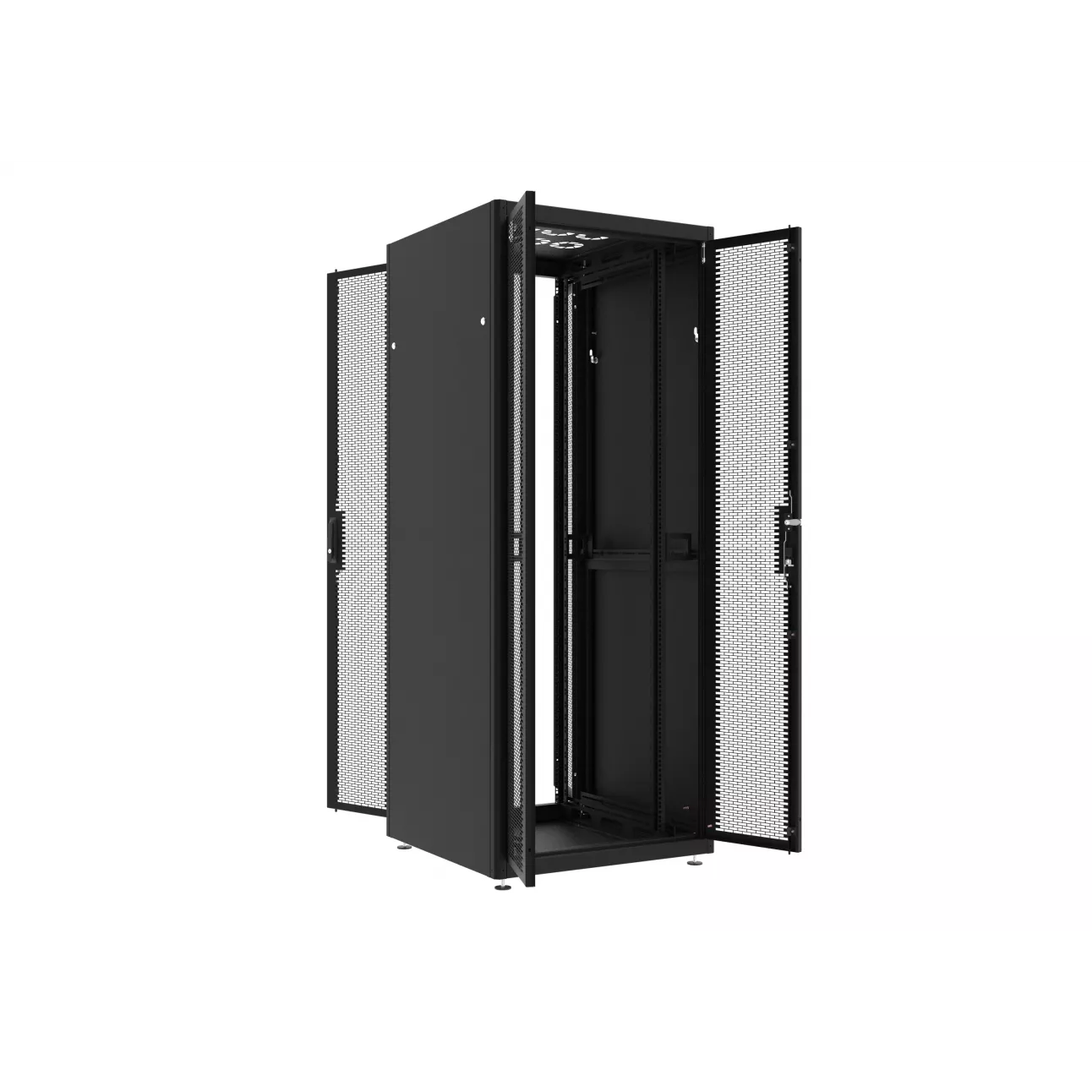 Шкаф телекоммуникационный напольный 42U 800x800мм, серия TFC (SNR-TFC-428080-DPDP-B)