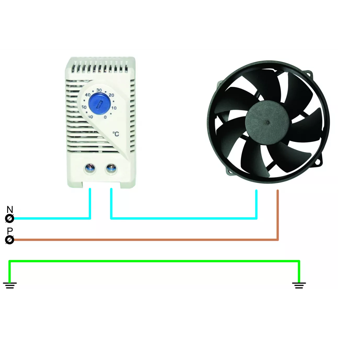 old_Блок управления климатом (термостат) для вентиляторных полок и блоков