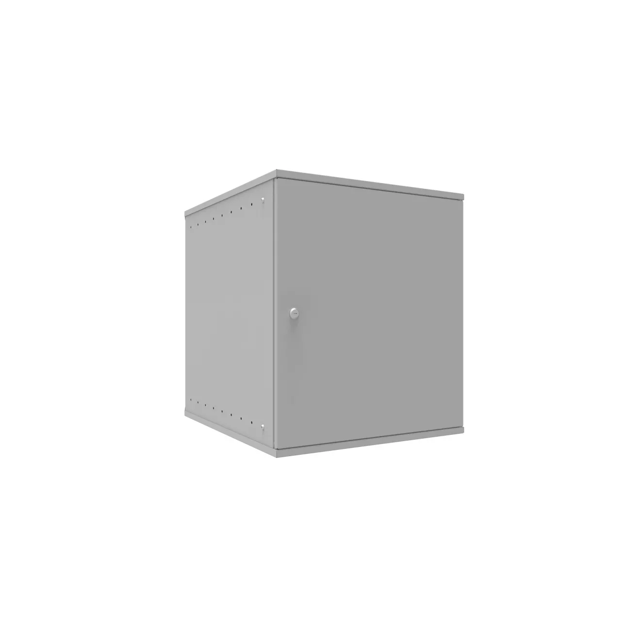 Шкаф телекоммуникационный настенный 12U, 523х600х599мм серия LITE (металлическая дверь)